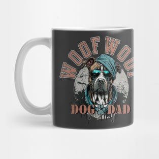 Grunge Dog Dad Mug